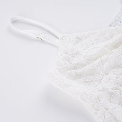 Flowy Lace V-Neck Crop Camisole