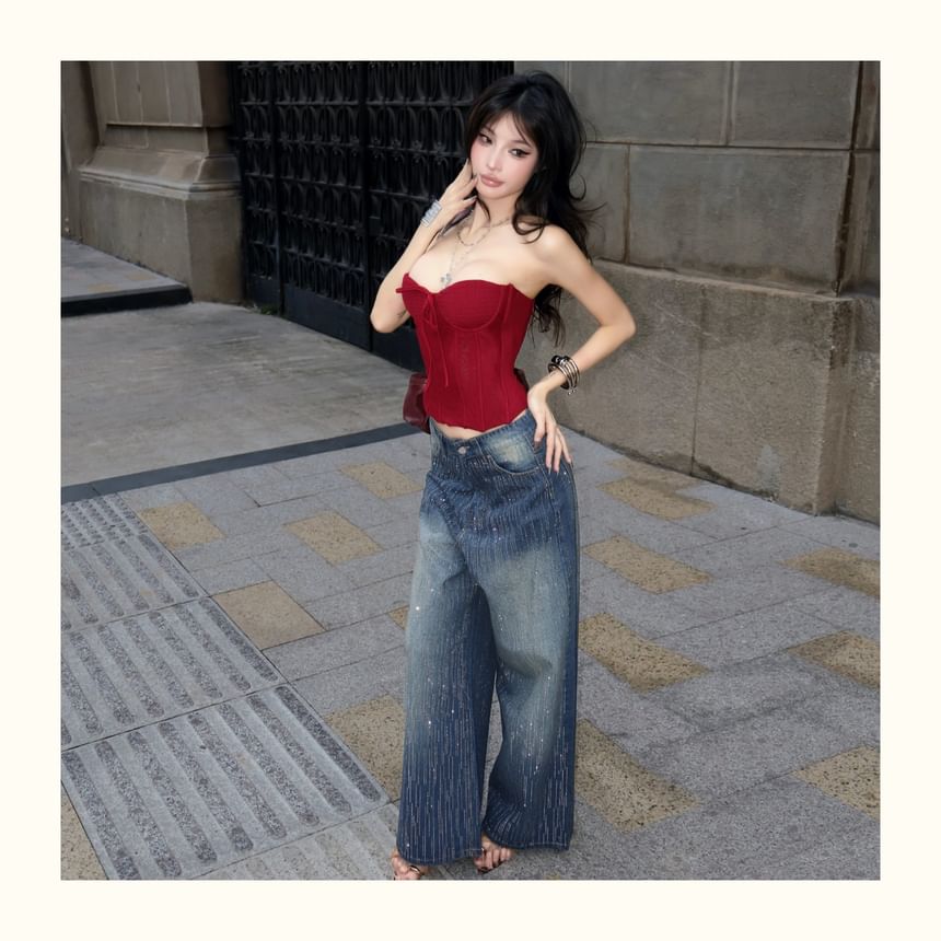 Strapless Corset Top