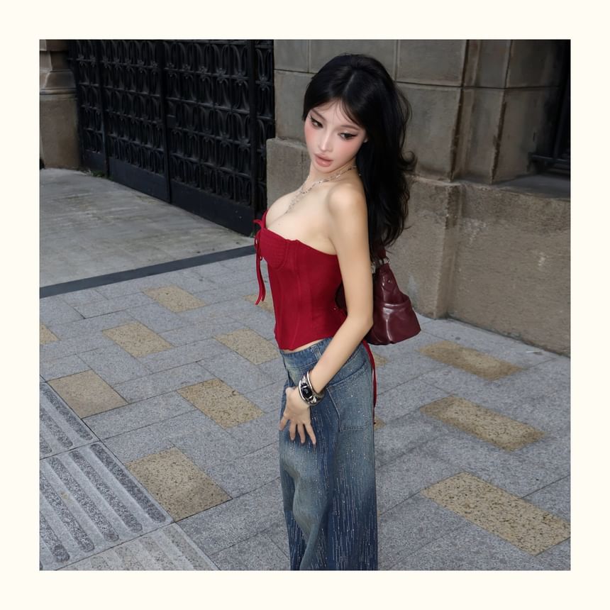 Strapless Corset Top