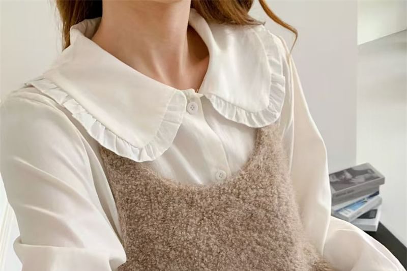 Peplum Knit Camisole Top