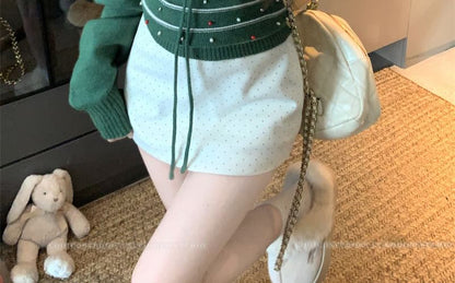 Strapless Pearl Tube Top with Bolero Cardigan Set