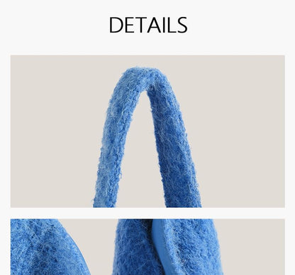 Plain Fleece Tote Bag