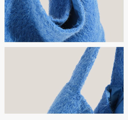 Plain Fleece Tote Bag