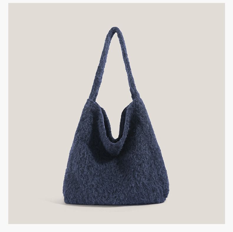 Plain Fleece Tote Bag