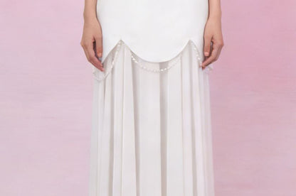 Halter Neck Plain Maxi Sheath Evening Gown