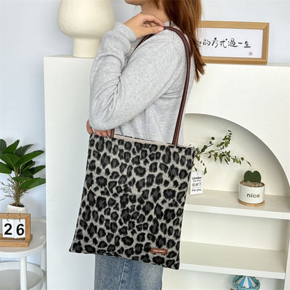 Leopard Print Tote Bag