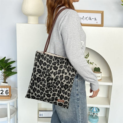Leopard Print Tote Bag