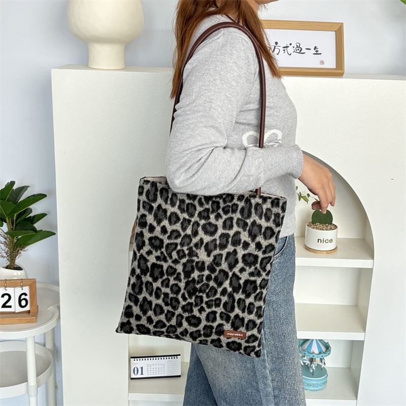 Leopard Print Tote Bag