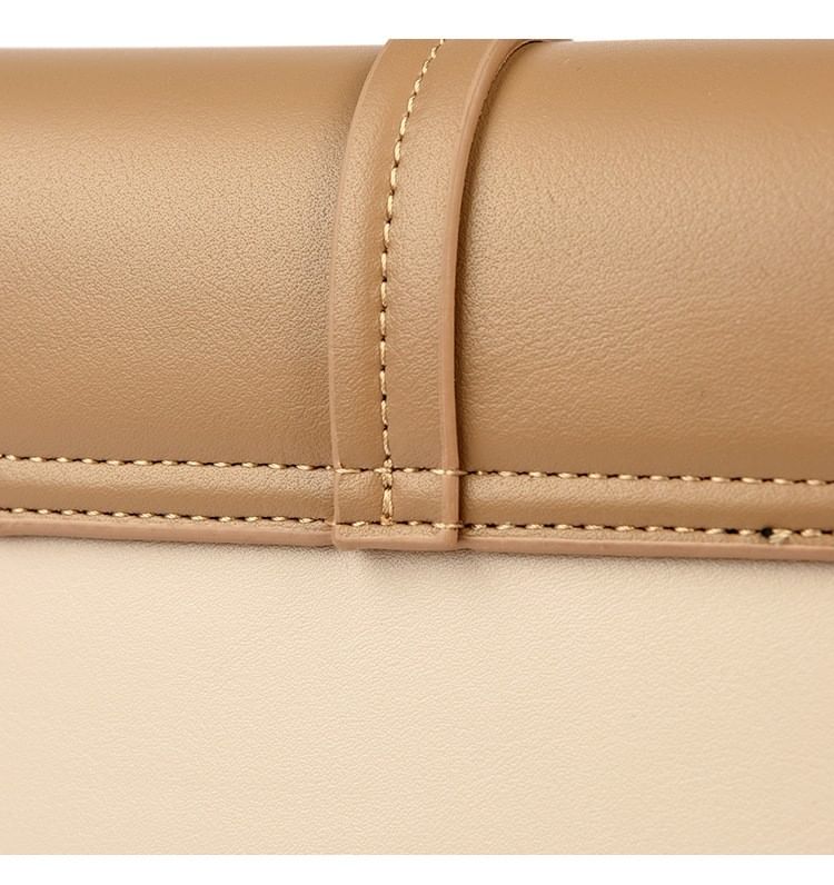 Quilted Flap Panel Crossbody Bag