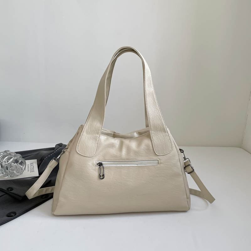 Zip Panel Crossbody Tote Bag