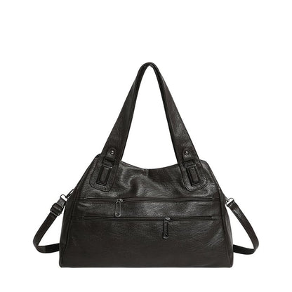 Zip Panel Crossbody Tote Bag