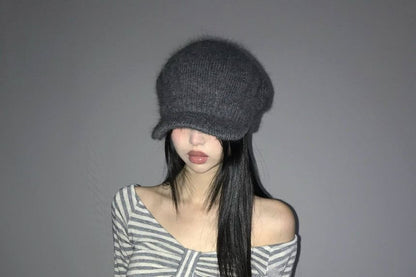 Off-Shoulder Striped Long-Sleeve Tee