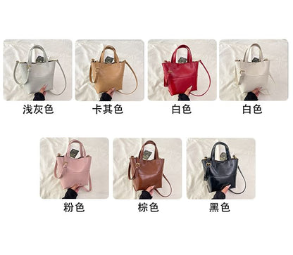 Panel Crossbody Tote Bag