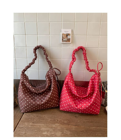 Polka Dot Crossbody Shoulder Bag