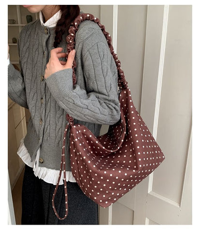 Polka Dot Crossbody Shoulder Bag