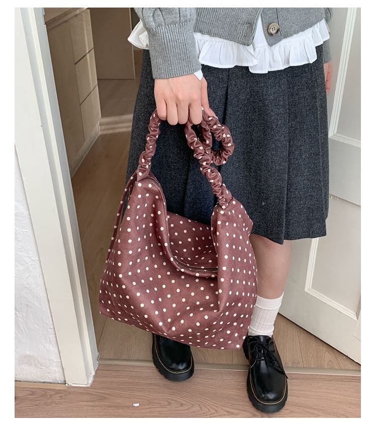 Polka Dot Crossbody Shoulder Bag