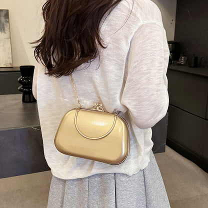 Rhinestone Top Handle Evening Bag