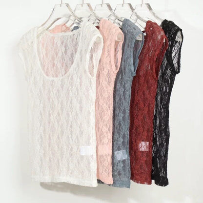Off Shoulder Lace T-Shirt