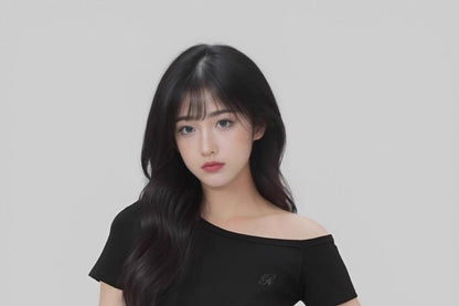 Off-Shoulder Fitted Tee - Short Sleeve Classic