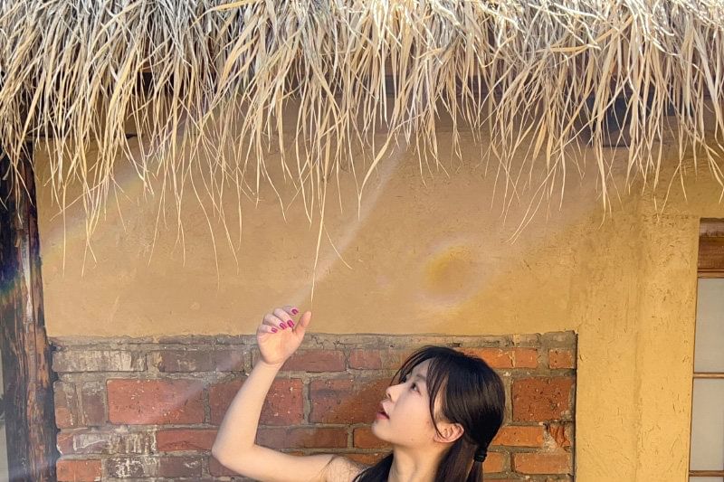 Plain Crop Cardigan / Spaghetti Strap Mini Dress