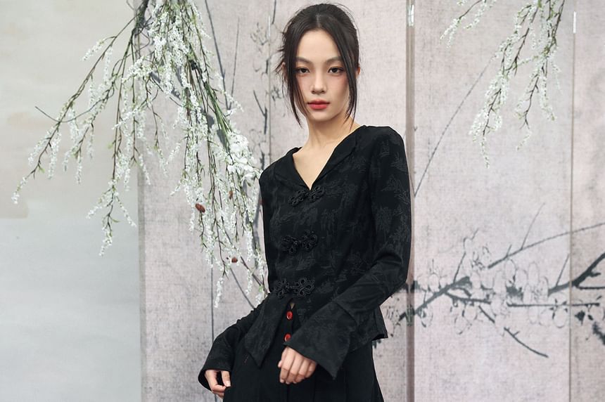 Contrast Stitch Layered Corduroy A-Line Maxi Skirt - Altfashion Shop