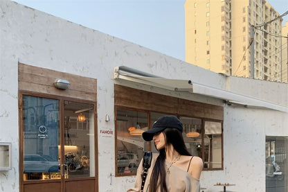 Asymmetric One-Shoulder Sweatshirt with Drawstring Waist Pants