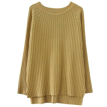 Classic Crew Neck Knit Top