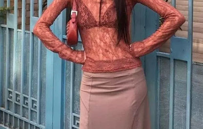 Boat Neck Lace Top
