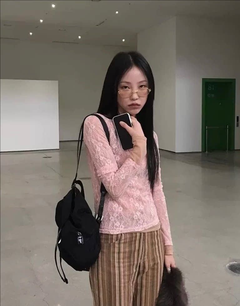 Boat Neck Lace Top