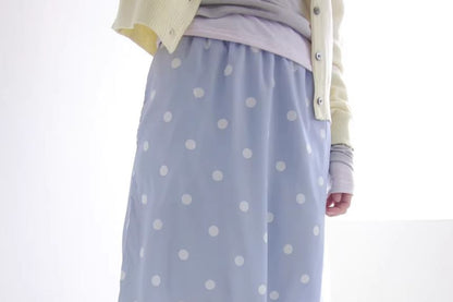 Polka Dot A-Line Skirt - Altfashion Shop