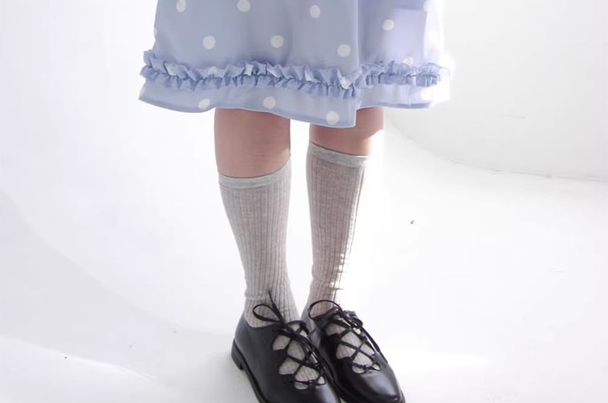 Polka Dot A-Line Skirt - Altfashion Shop