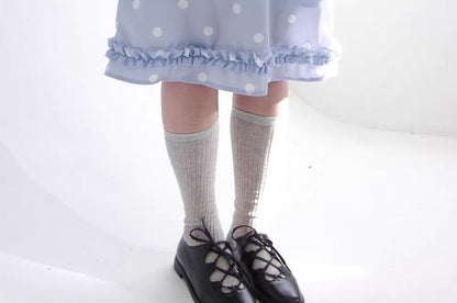 Polka Dot A-Line Skirt - Altfashion Shop