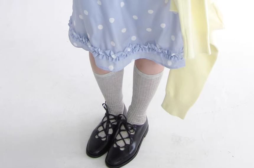 Polka Dot A-Line Skirt - Altfashion Shop