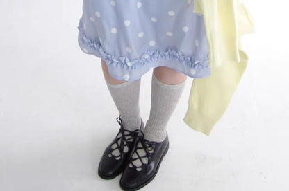 Polka Dot A-Line Skirt - Altfashion Shop