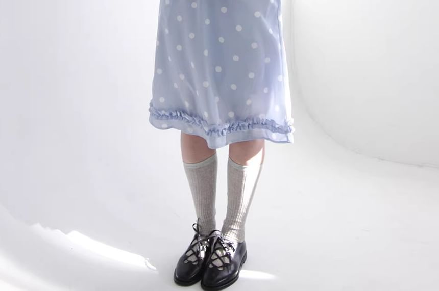 Polka Dot A-Line Skirt - Altfashion Shop