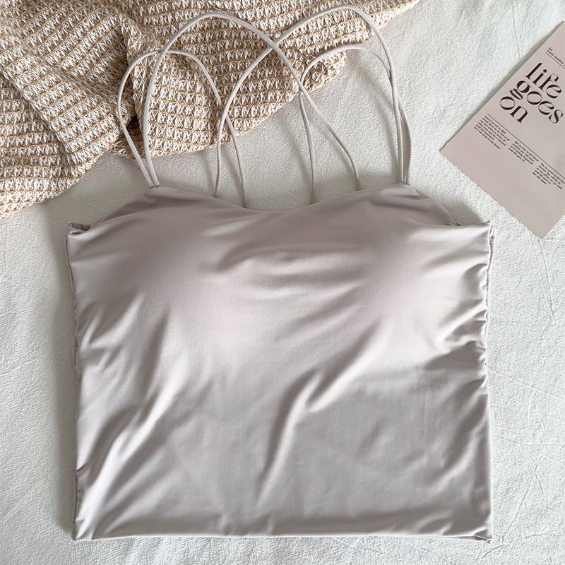 Padded Crop Cami Top