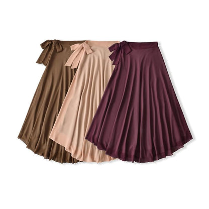 Black Lace Camisole Top and High Waist A-Line Skirt Set - Altfashion Shop