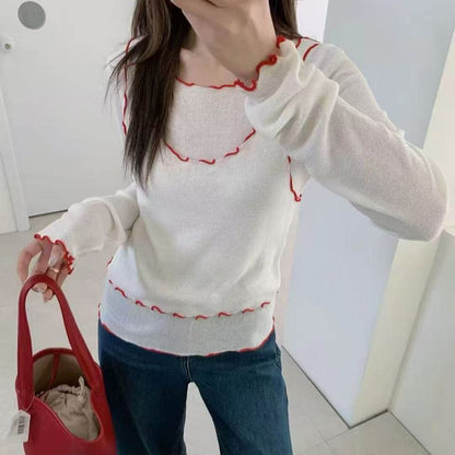 Knit Boatneck Top & Scoop Neck Camisole Duo