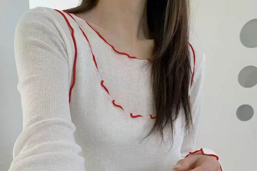 Knit Boatneck Top & Scoop Neck Camisole Duo