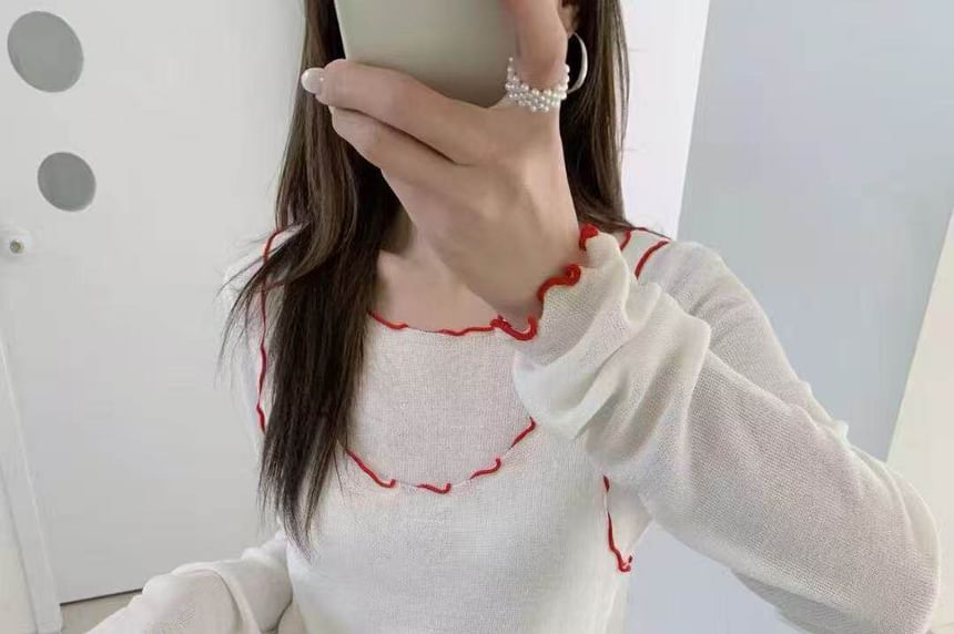 Knit Boatneck Top & Scoop Neck Camisole Duo