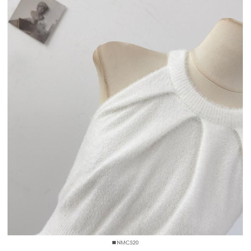 Minimalist Halter Knit Top