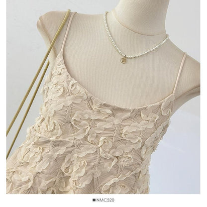 Ruffled Scoop Neck Cami Top