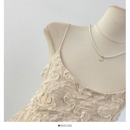 Ruffled Scoop Neck Cami Top
