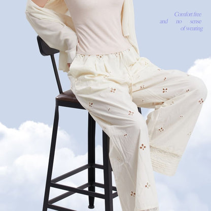 Plain Lace Trim Camisole Top