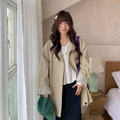 Ruffle V-Neck Long-Sleeve Blouse