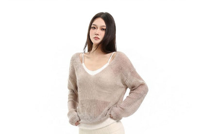 Boat-Neck Long-Sleeve Sweater