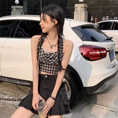 Elegant High-Waist Mini Skirt