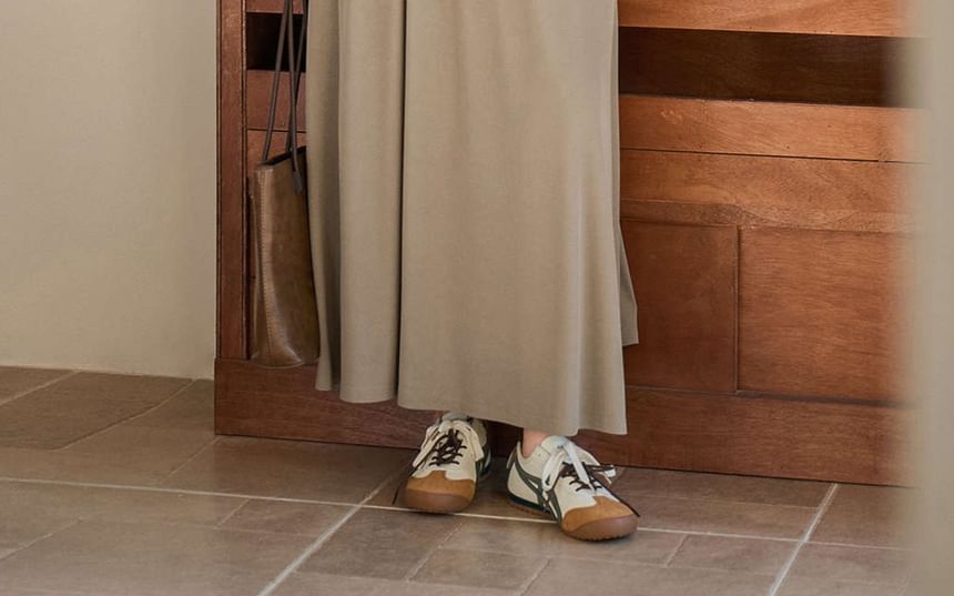Scoop Neck Tee & High Waist Maxi Skirt Set