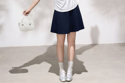 V-Neck Ruched Short-Sleeve Tee