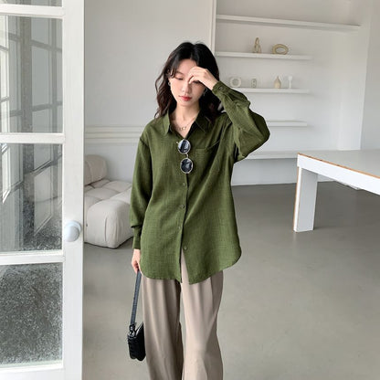 Long-Sleeve Classic Button Shirt